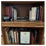 Coffee table texts, maps, ephemera, Firestone road