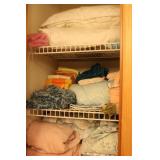 Linen closet contents