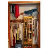 Clothing closet contents - 1960s-80s shoes, tops &