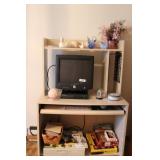 Contemporary office desk with Dell computer, Swan