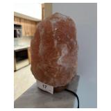 Salt rock lamp