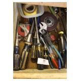 Screwdrivers, pliers, wrenches