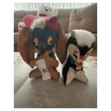 Dream Pets stuffed figures - Elephant & skunk