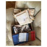 Hand sewn hankie grouping