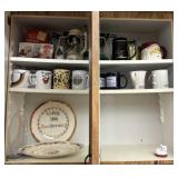Coffee mugs, Anniversary plate & MCM tray