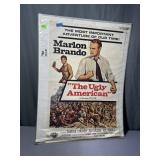 1963 "The Ugly American" Movie Poster & Four