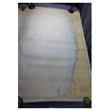 1944 1st Edition Map Anclote Keys to Crystal