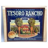 Two 1930s California Fruit Box Labels: Corona Lily