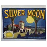 Two 1930s California Fruit Box Labels: Schooner by