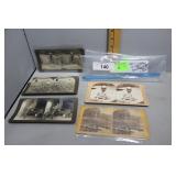 Sterographs black & white farming & Americana