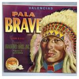 1930s Florida and California Fruit Box Labels by