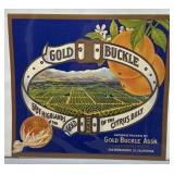 Two 1930s California Fruit Box Labels incl Homer