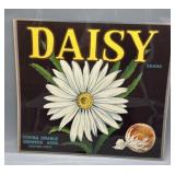 Two 1930s California Fruit Box Labels incl Tesoro