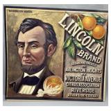 Two 1930s Cali. Fruit Box Labels incl Princess