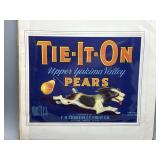 Two 1930s California Fruit Box Labels: Rancheria