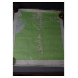 Chassahowitzka Florida 1954 map