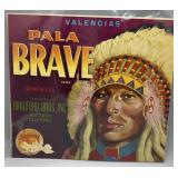 Two 1920/30s California Fruit Box Labels packed by