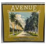 Two 1920/30s California Fruit Box Labels incl Gold