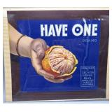 Two 1930s California Fruit Box Labels: Homer Brand