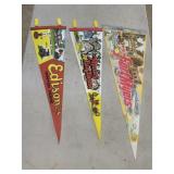 Three Vintage Florida Advertising Flags incl Fort