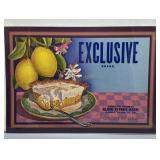 Two 1930s Cali. Fruit Box Labels: All Year Brand