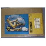 Richfield 1950 Pinup Calendar