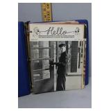 Binder of 1940s "HELLO" magazines