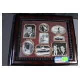 Framed Presidential photo collage