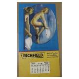 Richfield 1952 Pinup Calendar