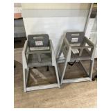 2x$ - plastic highchairs