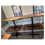 4x$ - Restaurant tables - 40" x 38"