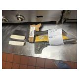 Two power scrapers with extra blades & two griddle