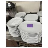 73x$ - 10" x 12.5" Rectangular blackwood dinner pl