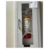 Fire extinguisher in box