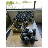 SS coffee carafes - 9  1.5L  & 27  1L plus 7 singl