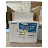 Case and half case of cash register receipt rolls