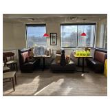 2x$ - Two booths & two tables