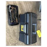 DeWalt toolbox with assorted restaurant tools