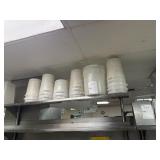 22x$ - Plastic assorted size stock buckets