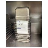 12x$ - SS steam table inserts 7" x 6" x 4"