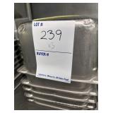 5x$ - SS steam table inserts 10"x 12" x 6"