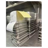 31x$ - SS steam table inserts 4"x 7" x 4"