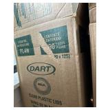 Dart &solo clear/plastic plastic sauce cups with l