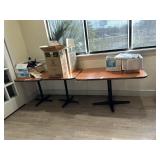 4x$ - dining tables two 30" x 30" & 48" x 30"