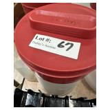 10x$ - Ice tea pitchers & 9 lids