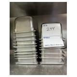 18x$ - SS steam table inserts 6" x 5" x 4"