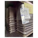 22x$ - SS steam table inserts 5.5" x 5" x 6"