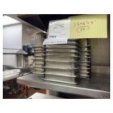 36x$ - SS steam table inserts 3.5" x 6" x 4"