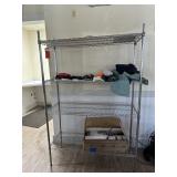 Four shelf metro rack