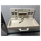 Diaper Deck wall mount changing table